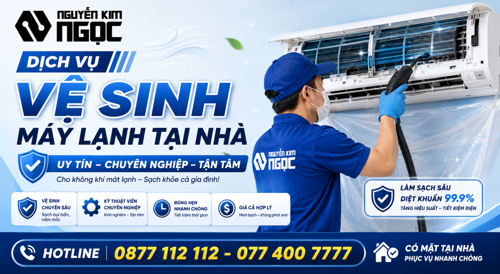Dịch vụ vệ sinh máy lạnh tại nhà