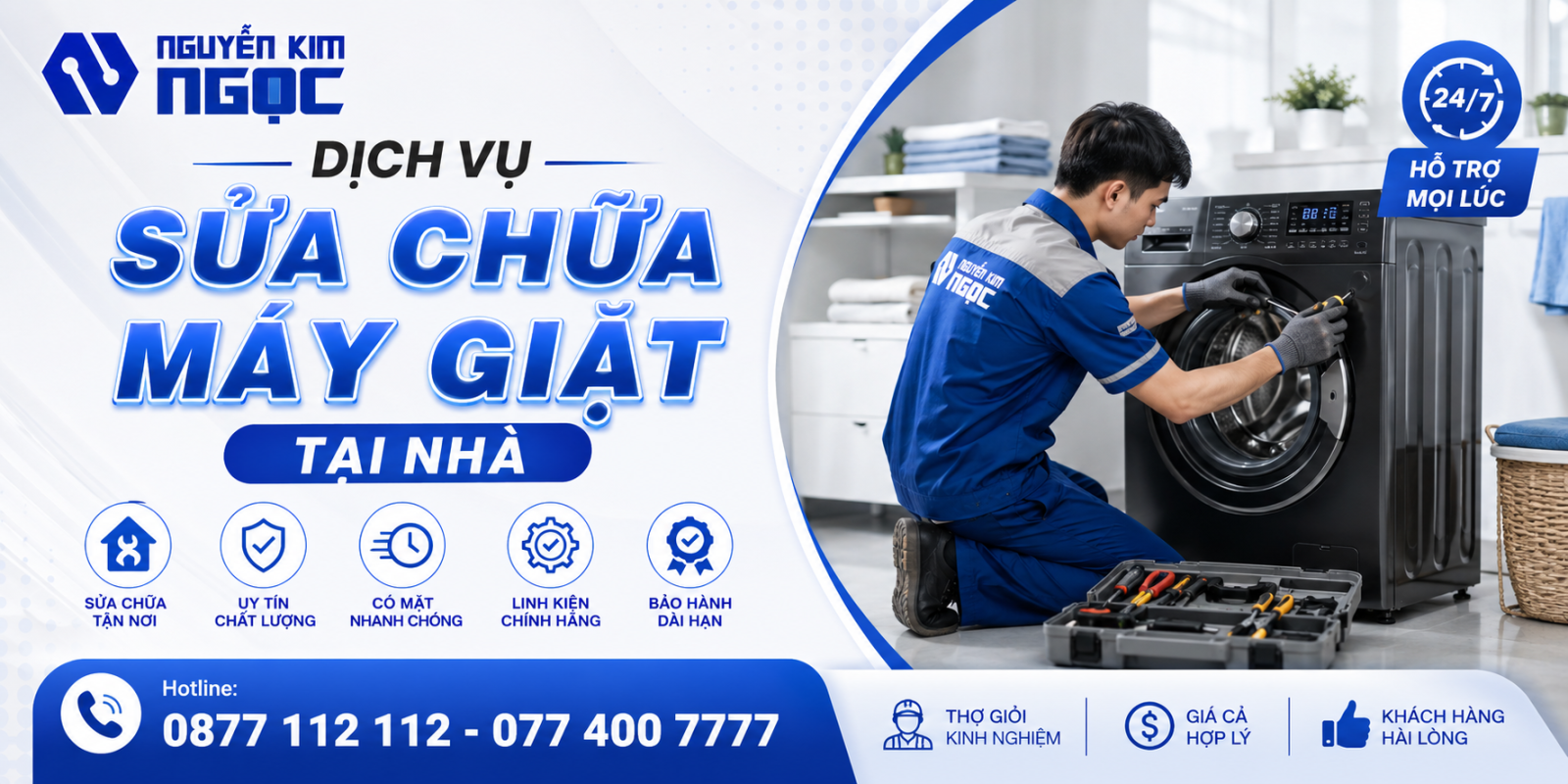 Dịch vụ sửa chữa máy giặt tại nhà