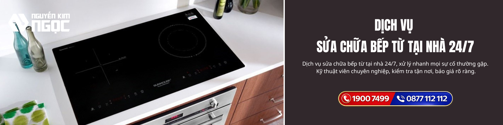 Dịch vụ sửa bếp từ tại nhà