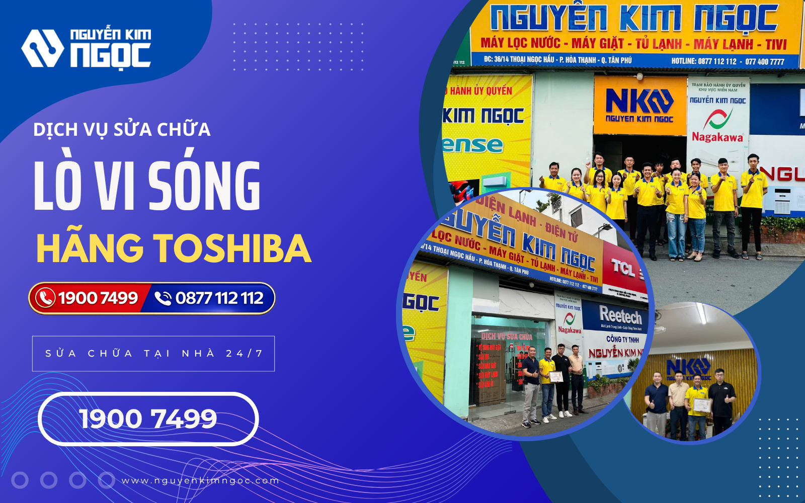 Dịch vụ sửa chữa lò vi sóng toshiba tại nhà