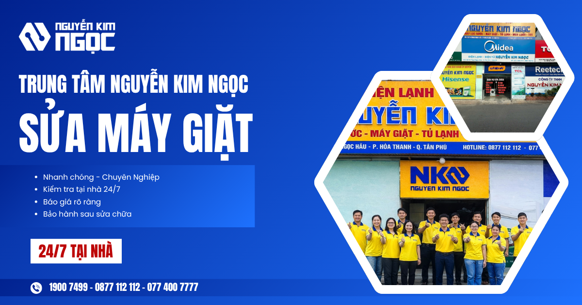 Dịch vụ sửa máy giặt panasonic uy tín