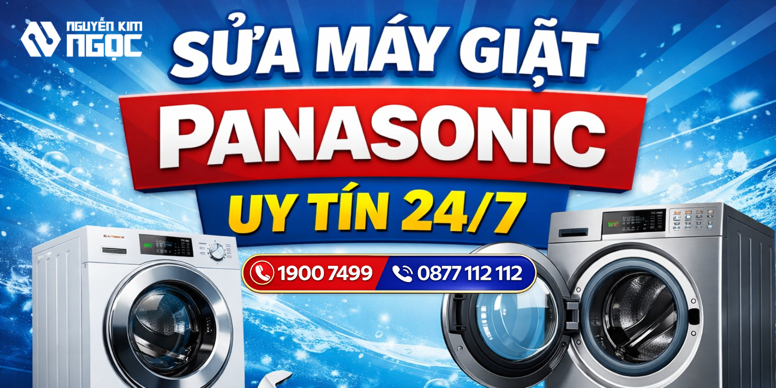 Dịch vụ sửa chữa máy giặt Panasocnic uy tín