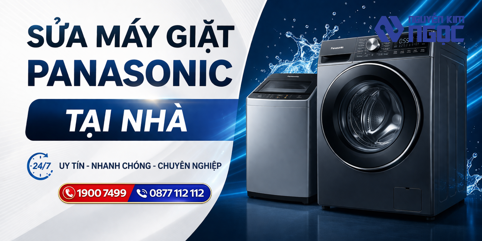 Dịch vụ sửa chữa máy giặt Panasonic uy tín