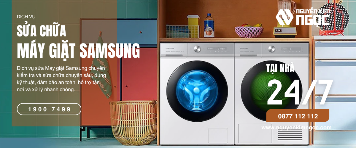 Dịch vụ sửa máy giặt Samsung tại nhà