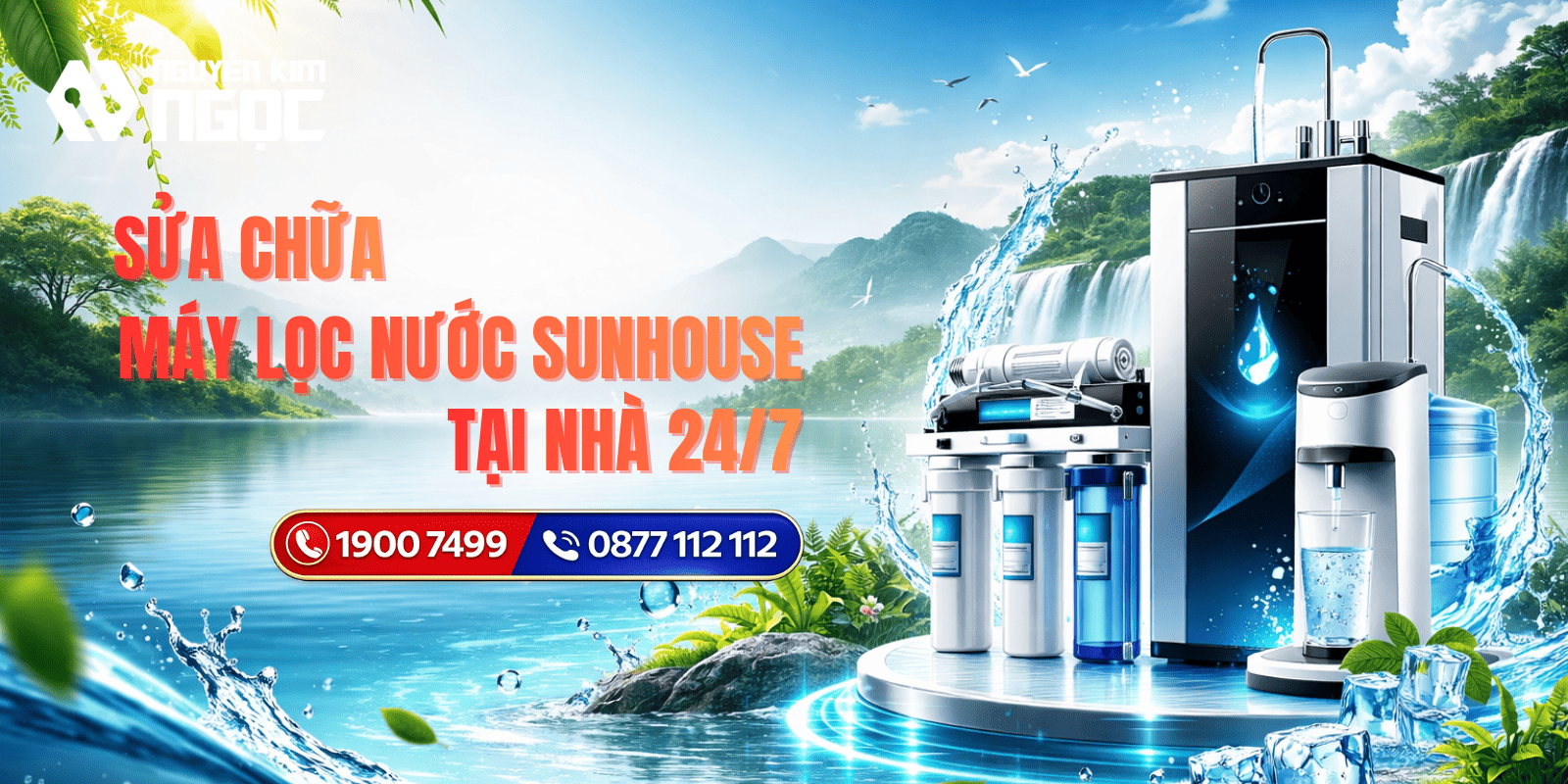 Dịch vụ sửa chữa máy lọc nước Sunhouse tại nhà