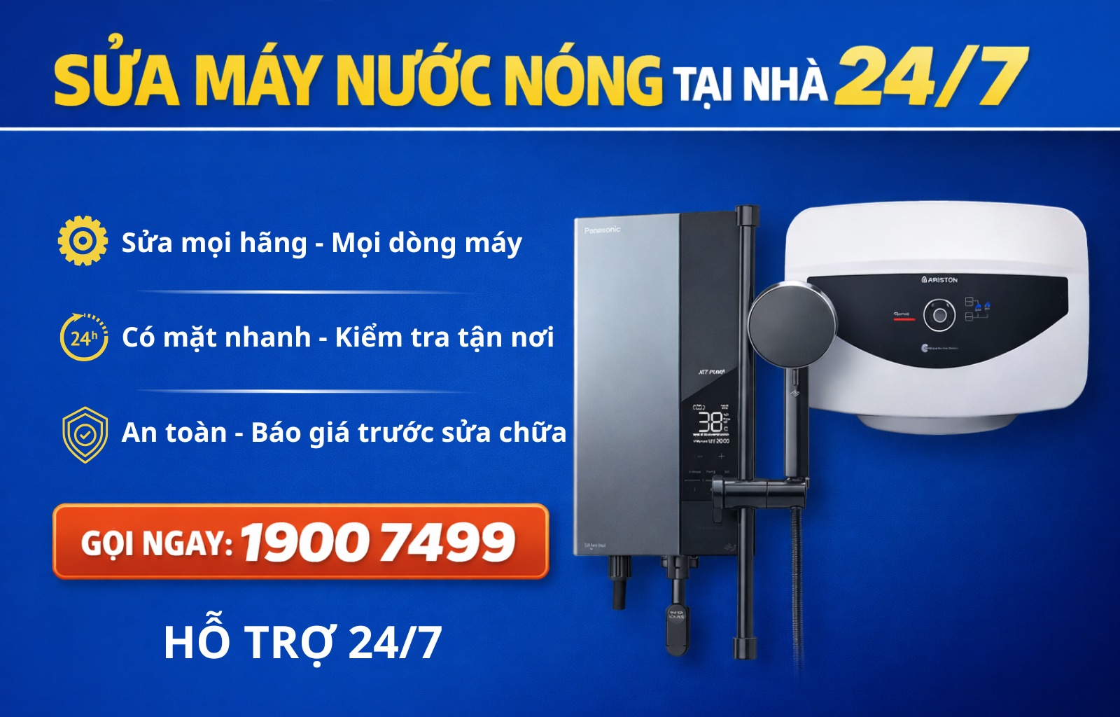 Dịch vụ sửa chữa máy nước nóng tại nhà