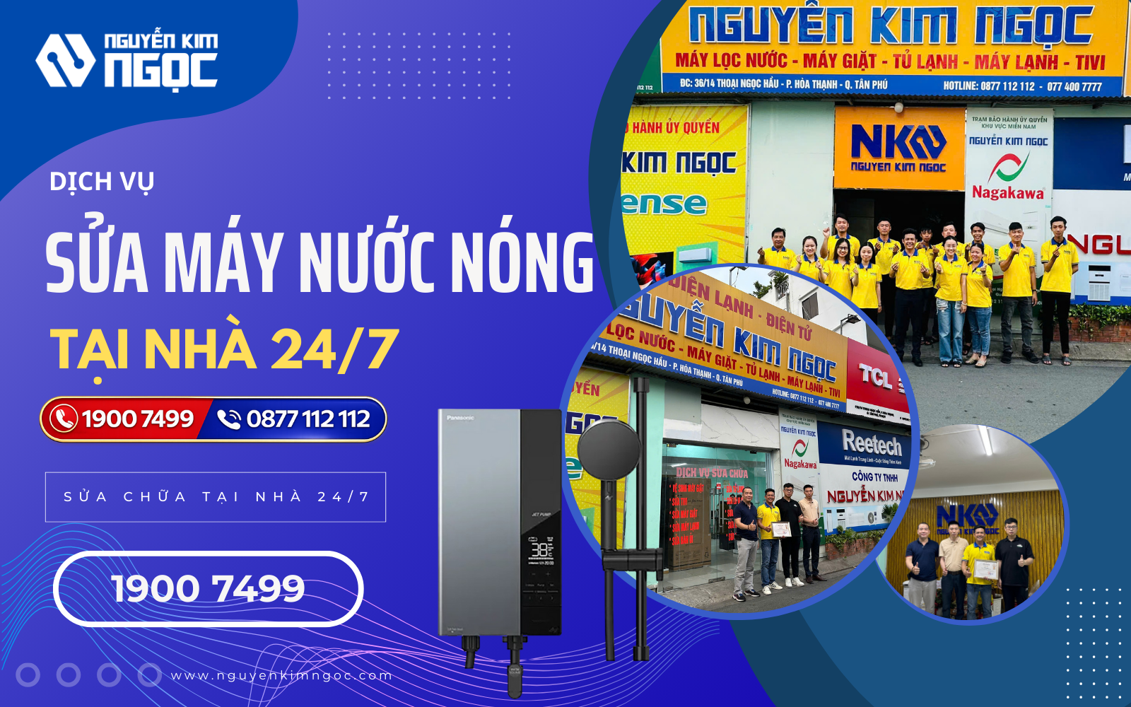 Dịch vụ sửa máy nước nóng tại nhà