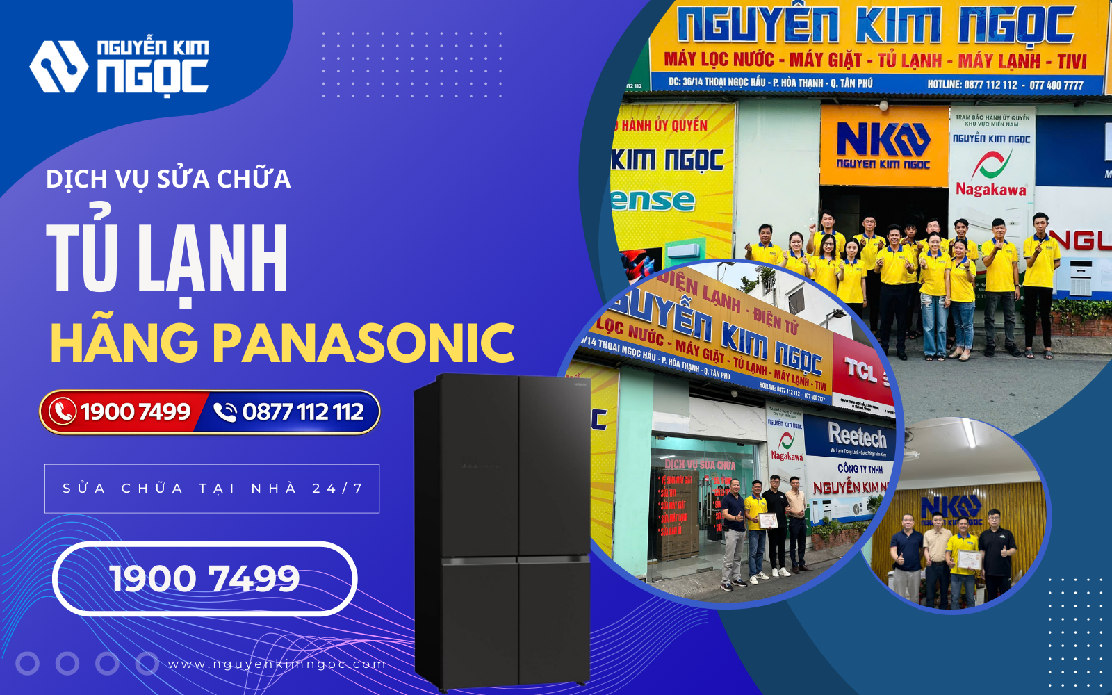 Dịch vụ sửa chữa tủ lạnh panasonic tại nhà