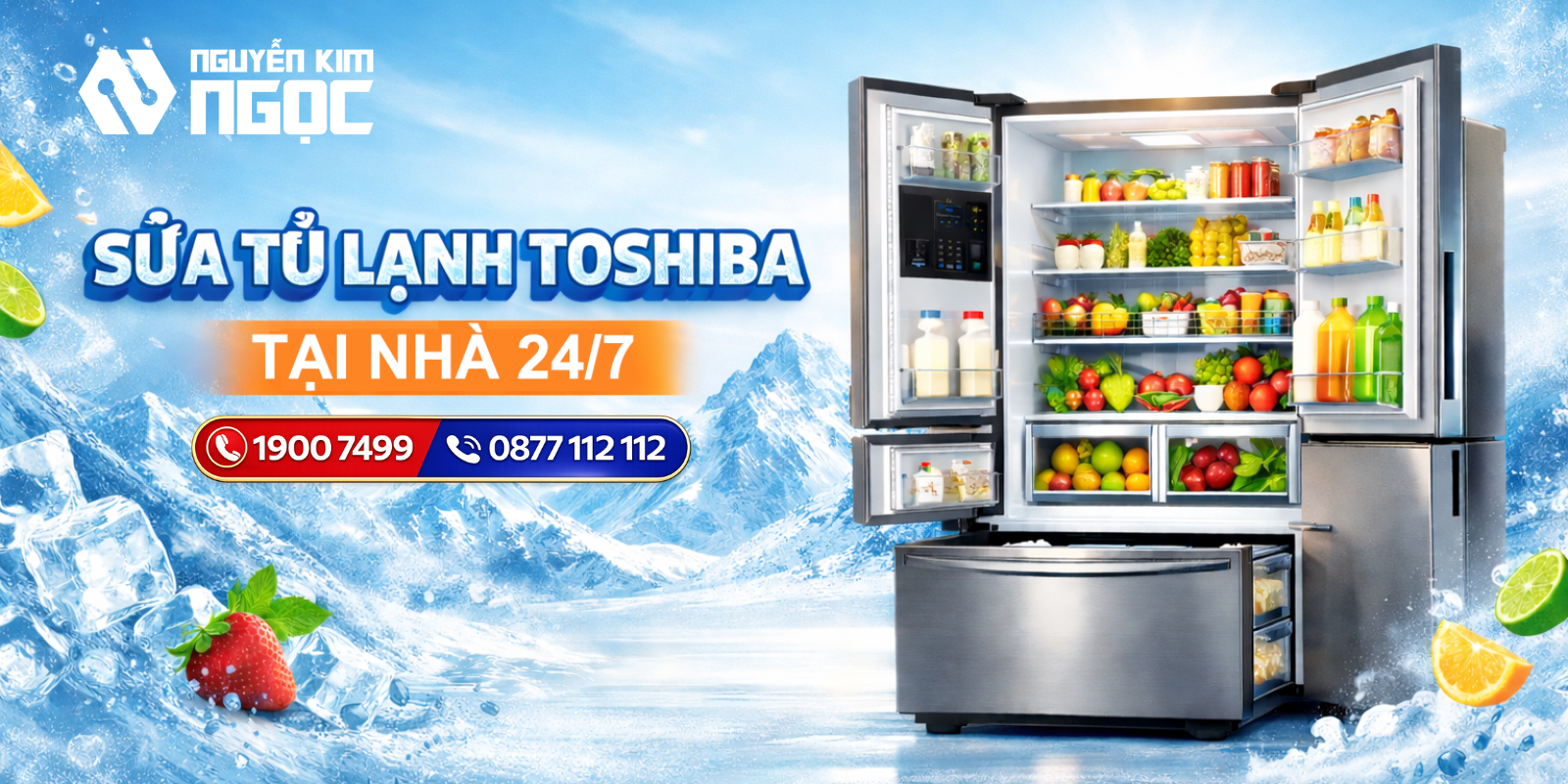 Dịch vụ sửa chữa tủ lạnh Toshiba