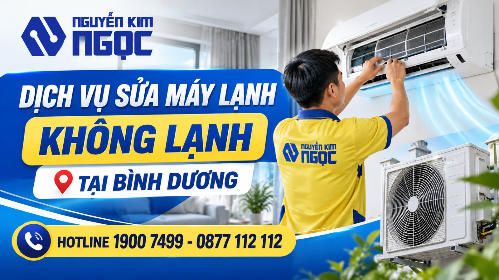Dịch Vụ Sửa Máy Lạnh Không Lạnh Tại Bình Dương