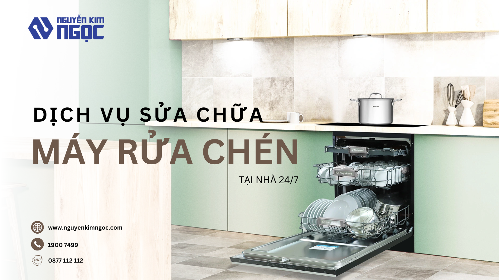 Dịch vụ sửa máy rửa chén tại nhà