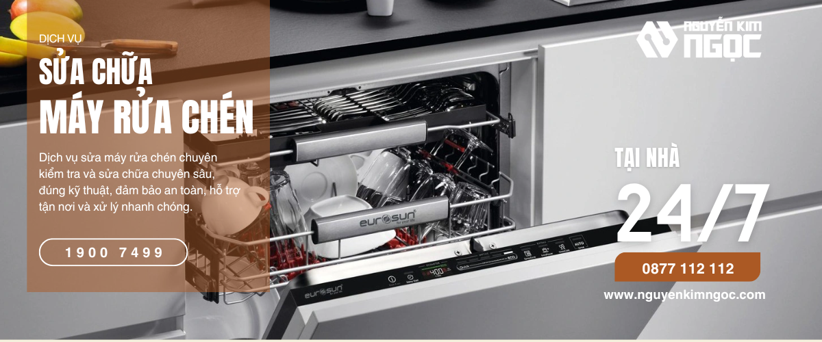 Dịch vụ sửa máy rửa chén tại nhà