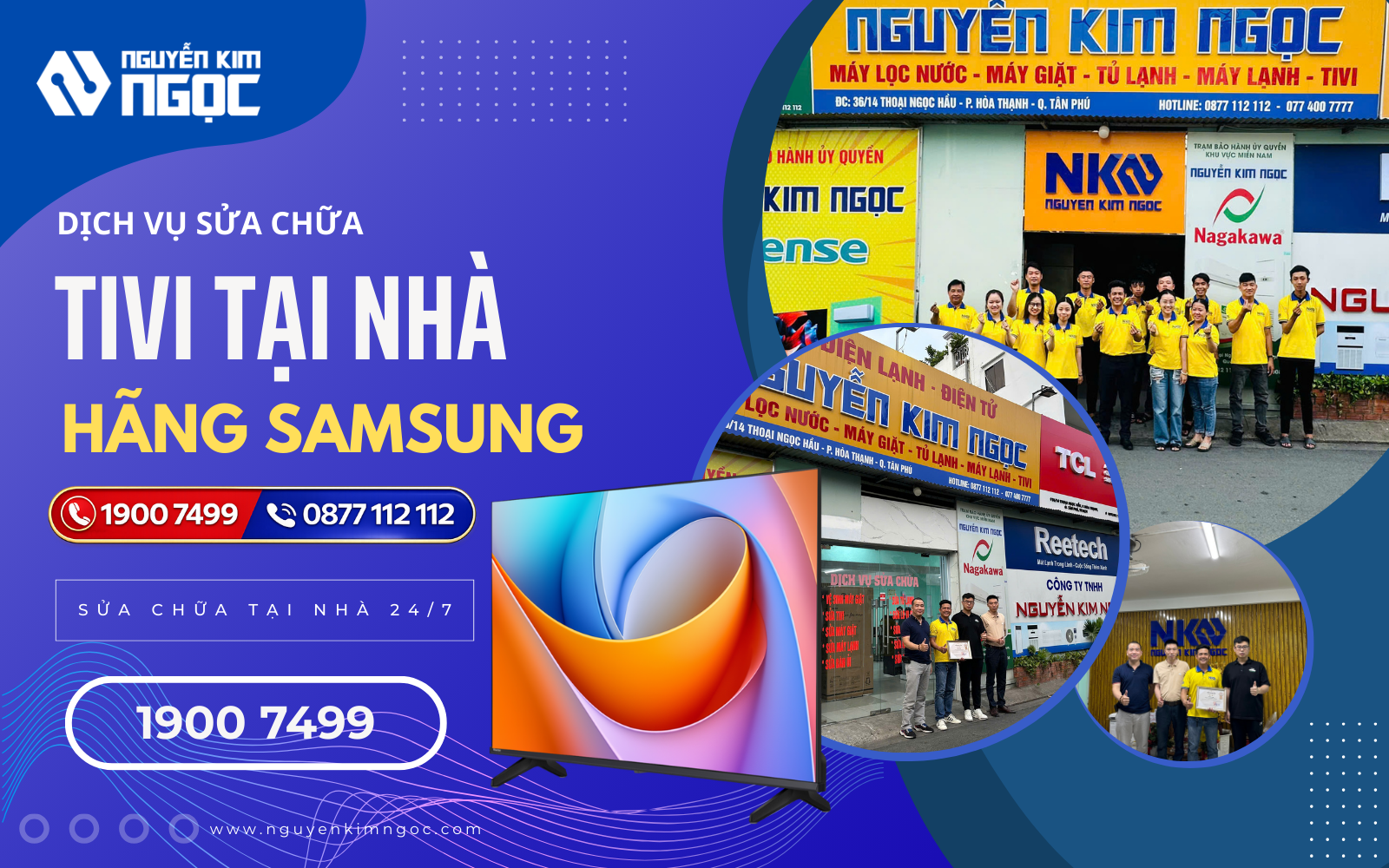 Dịch vụ sửa tivi samsung tại nhà