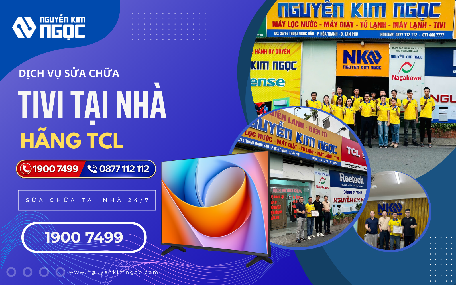 Dịch vụ sửa chữa tivi TCL tại nhà