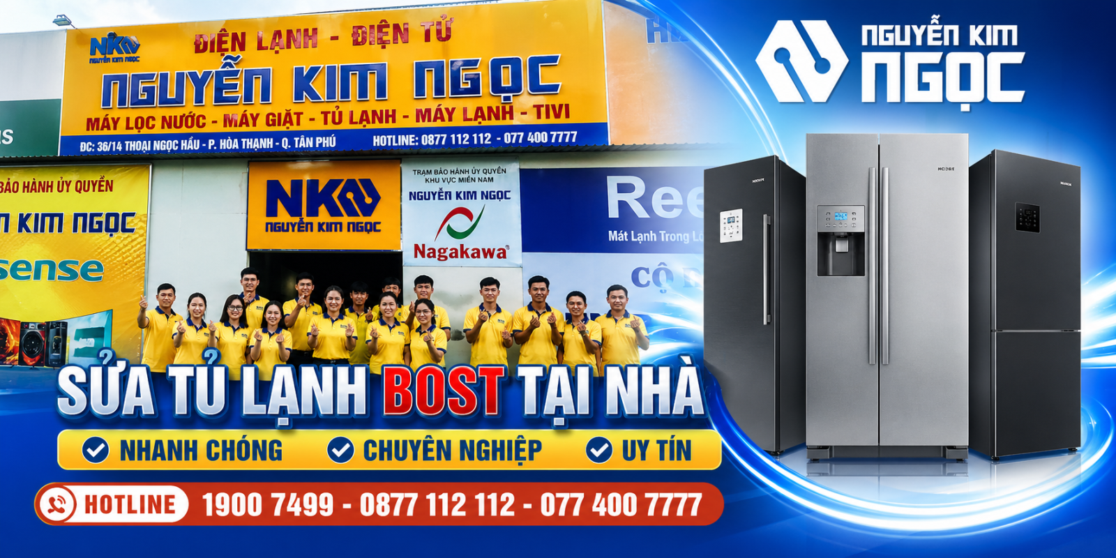 Dịch vụ sửa tủ lạnh Bosch