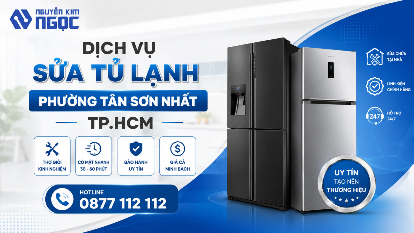 dịch vụ sửa tủ lạnh phường Tân Sơn Nhất 