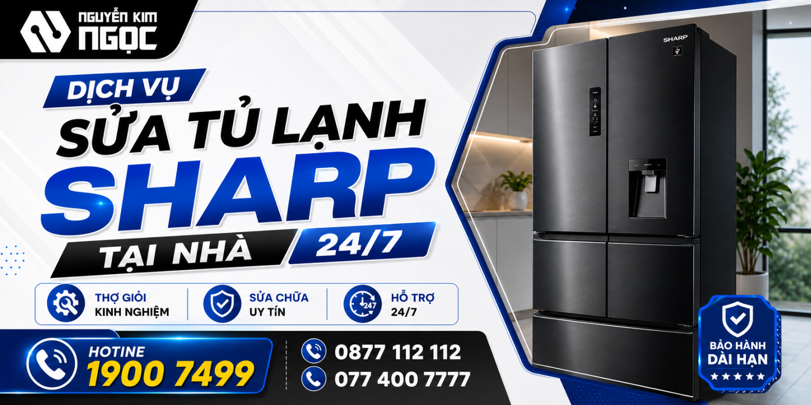 Dịch vụ sửa tủ lạnh Sharp tại nhà