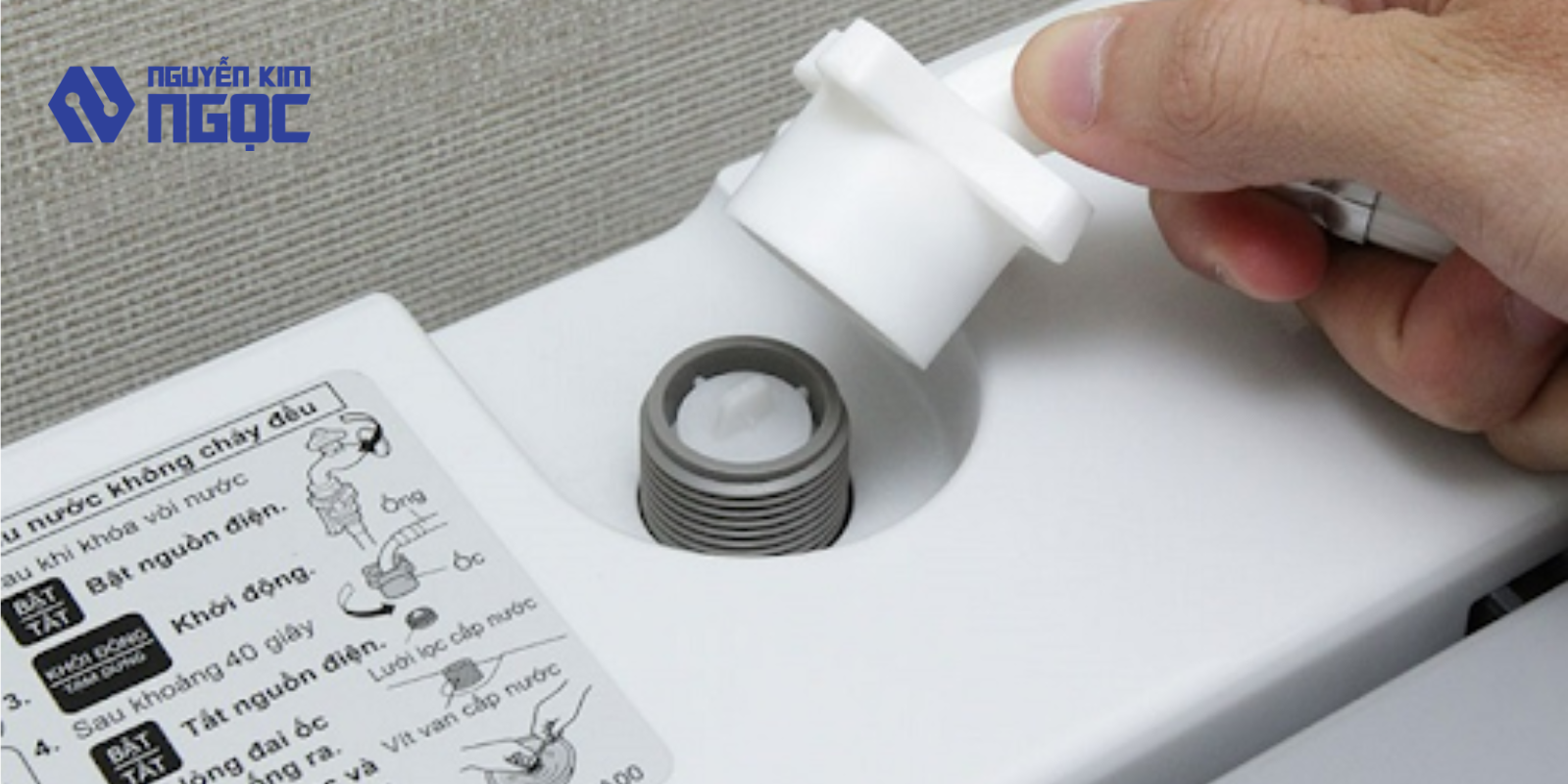 Dấu hiệu nhận biết máy giặt không cấp nước