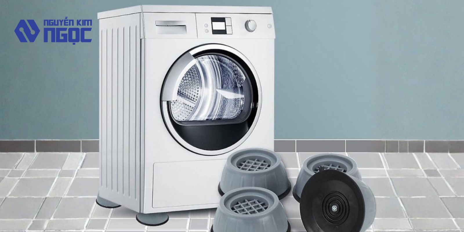 Máy giặt rung lắc mạnh khi vắt