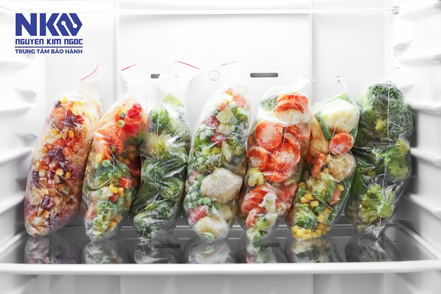 Mẹo bảo quản rau củ trong tủ lạnh bằng ngăn đông hiệu quả