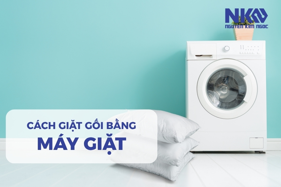 Cách giặt ruột gối polyester bằng máy giặt và sấy khô nhanh chóng 