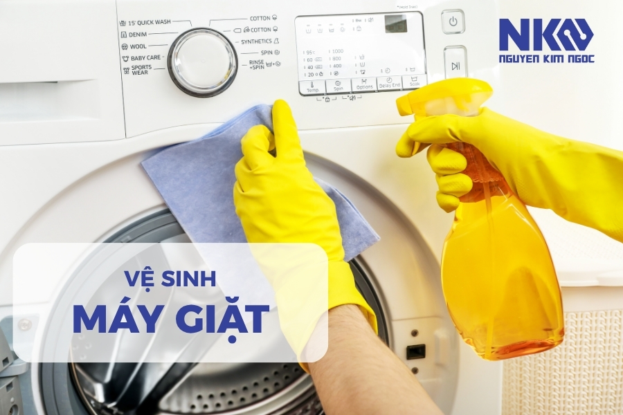 Hướng dẫn tự vệ sinh máy giặt cửa trước tại nhà