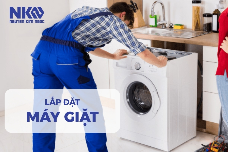 Hướng dẫn lắp đặt máy giặt an toàn