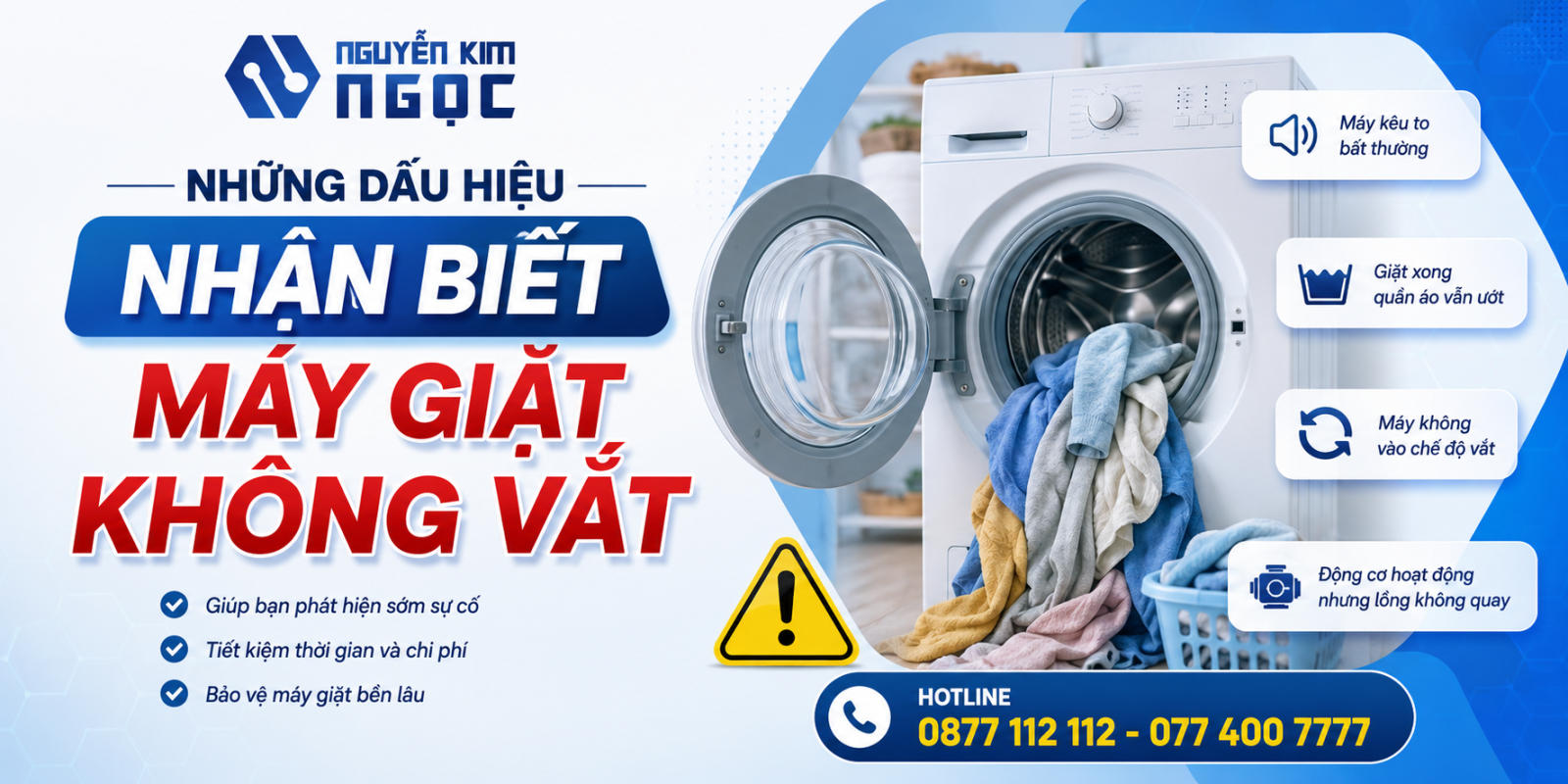 Dấu Hiệu Nhận Biết Máy Giặt Không Vắt