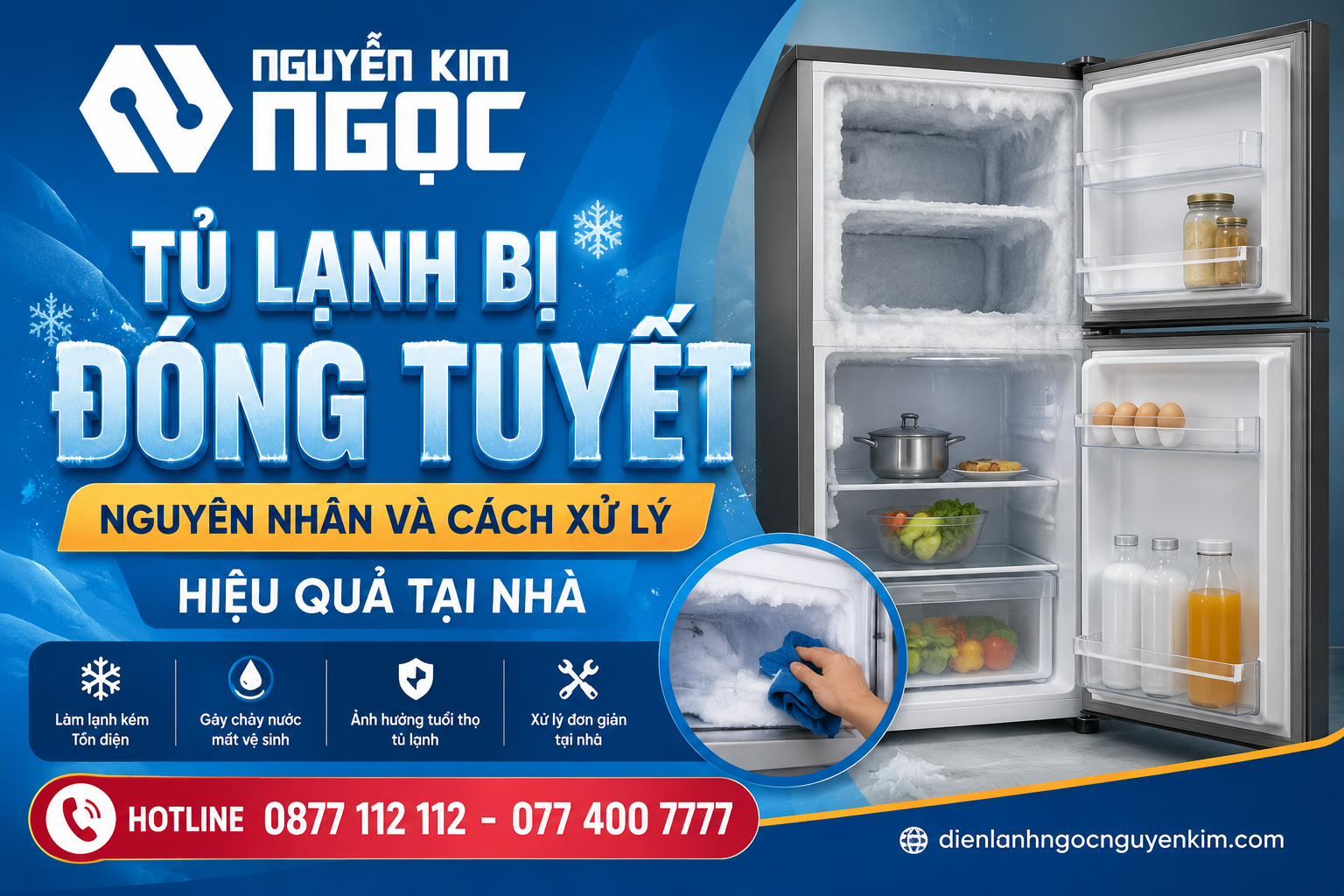 Tủ Lạnh Bị Đóng Tuyết Là Gì?