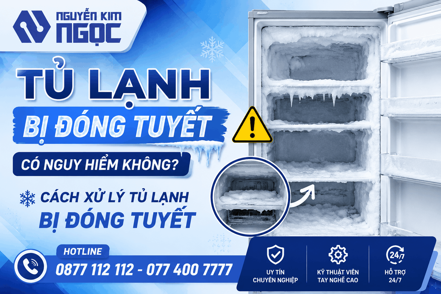 Tủ Lạnh Bị Đóng Tuyết Là Gì?