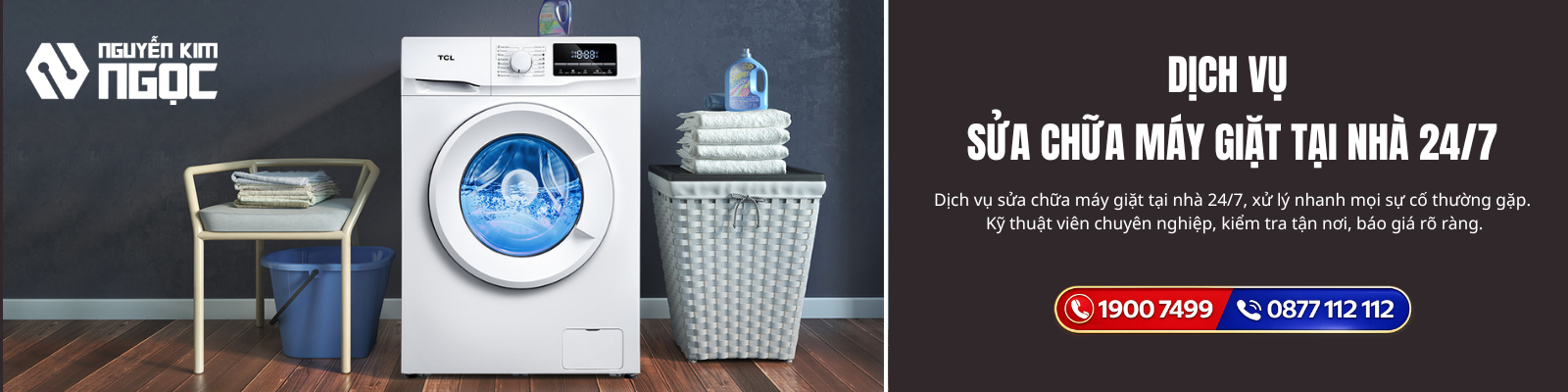 Dịch vụ sửa máy giặt tại nhà