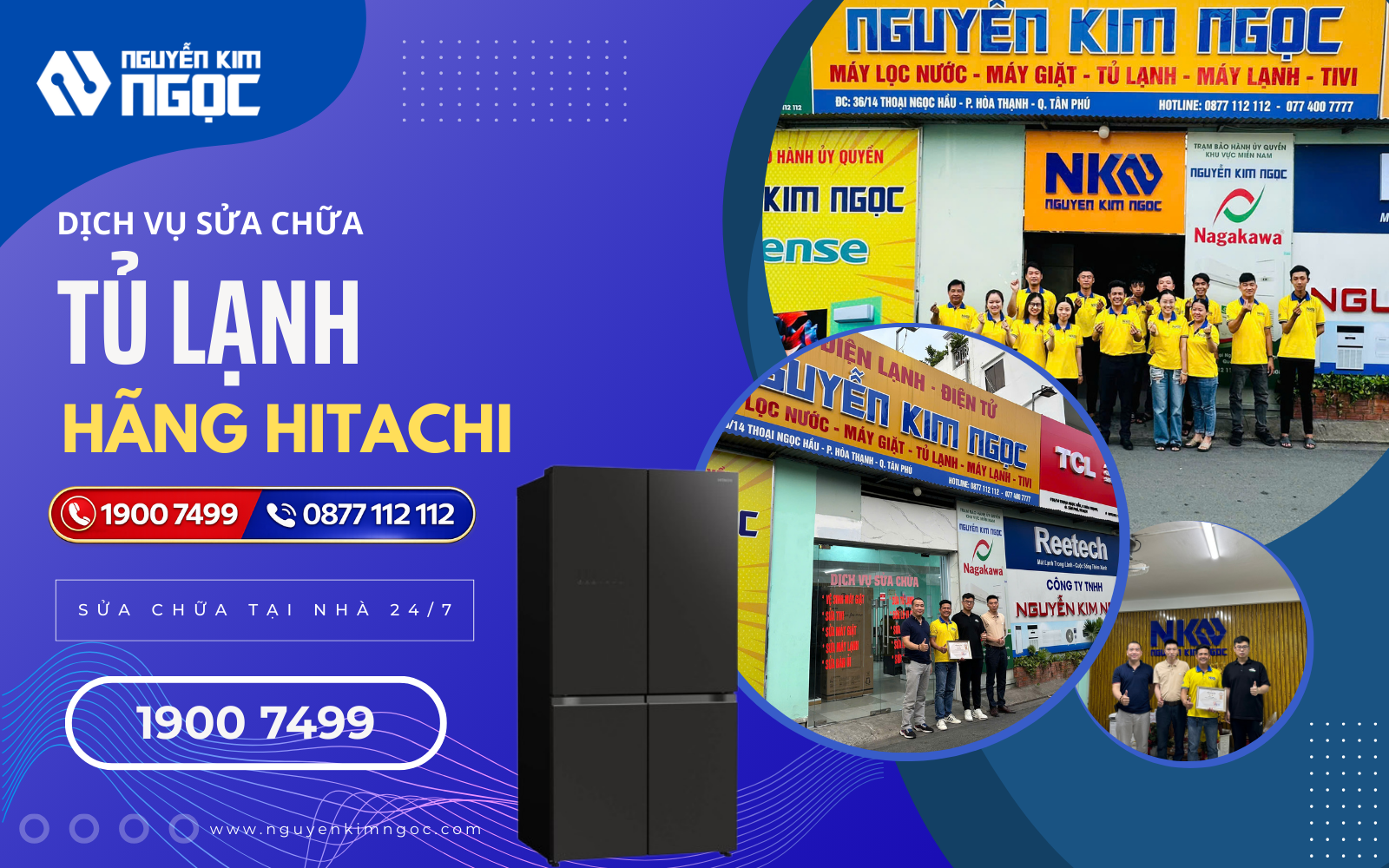 Sửa chữa tủ lạnh Hitachi