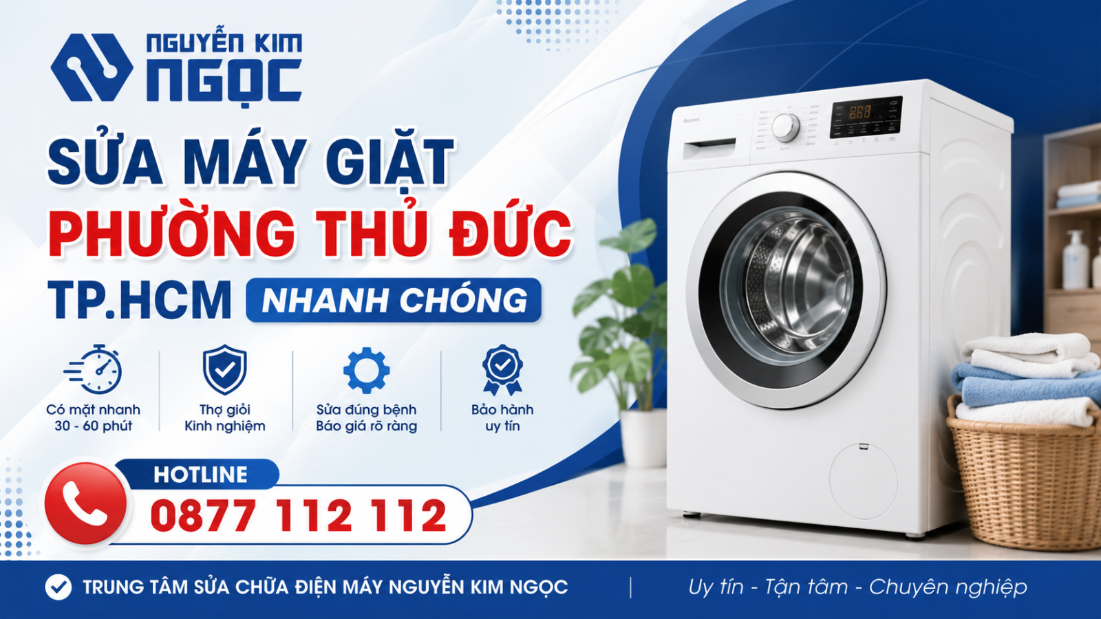 Dịch vụ sửa máy giặt Phường Thủ Đức