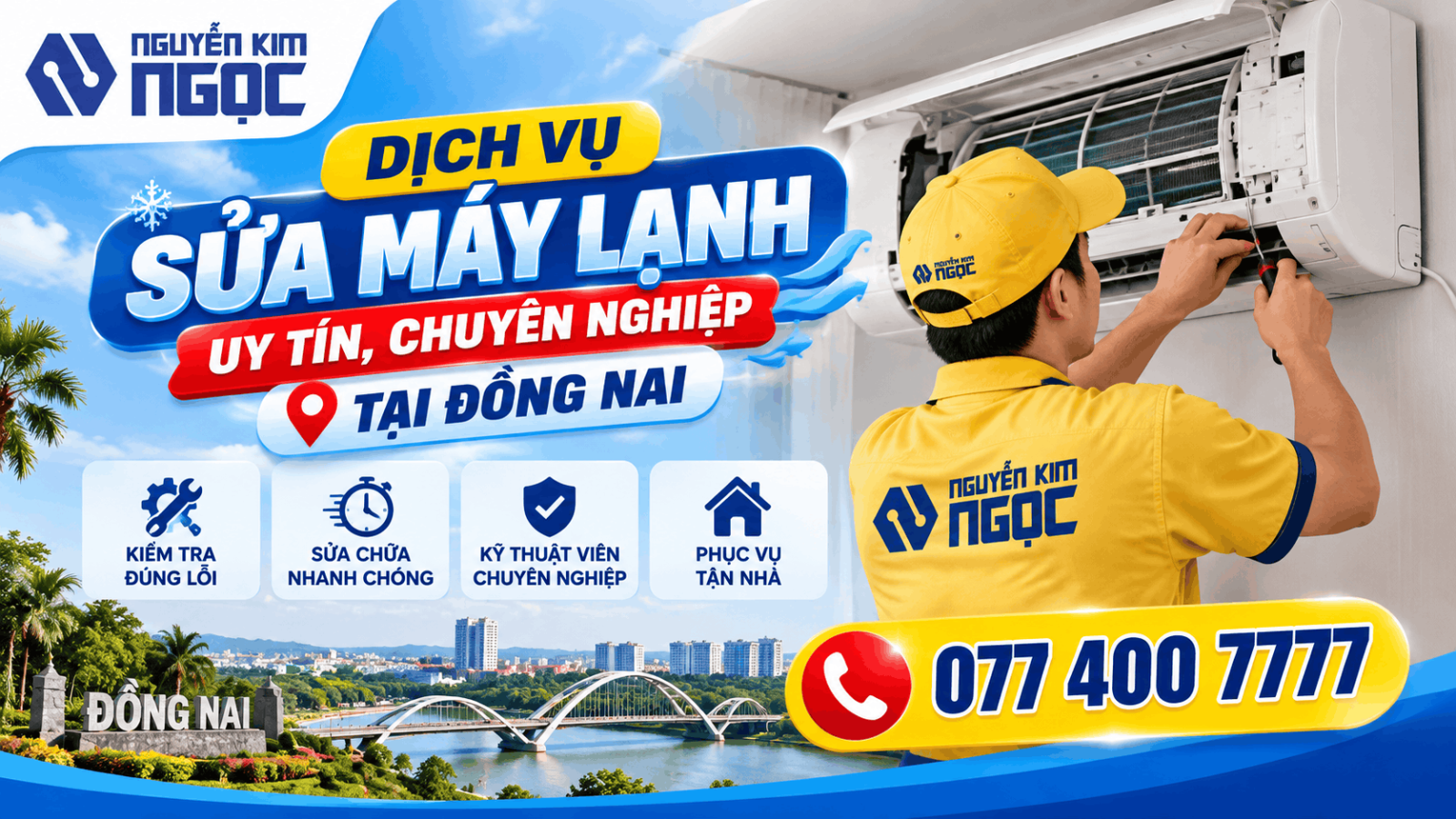 Dịch Vụ Sửa Máy Lạnh Chảy Nước Tại Nhà Ở Đồng Nai – Nguyễn Kim Ngọc