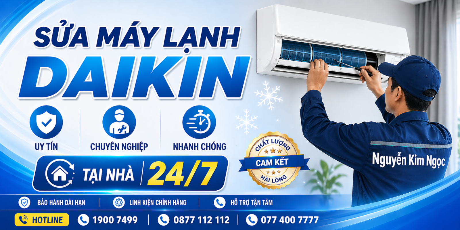 Sửa máy lạnh Daikin
