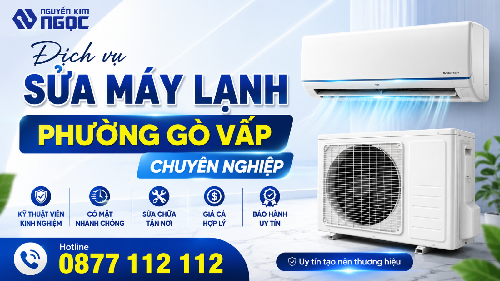 Dịch vụ sửa máy lạnh Phường Gò Vấp chuyên nghiệp