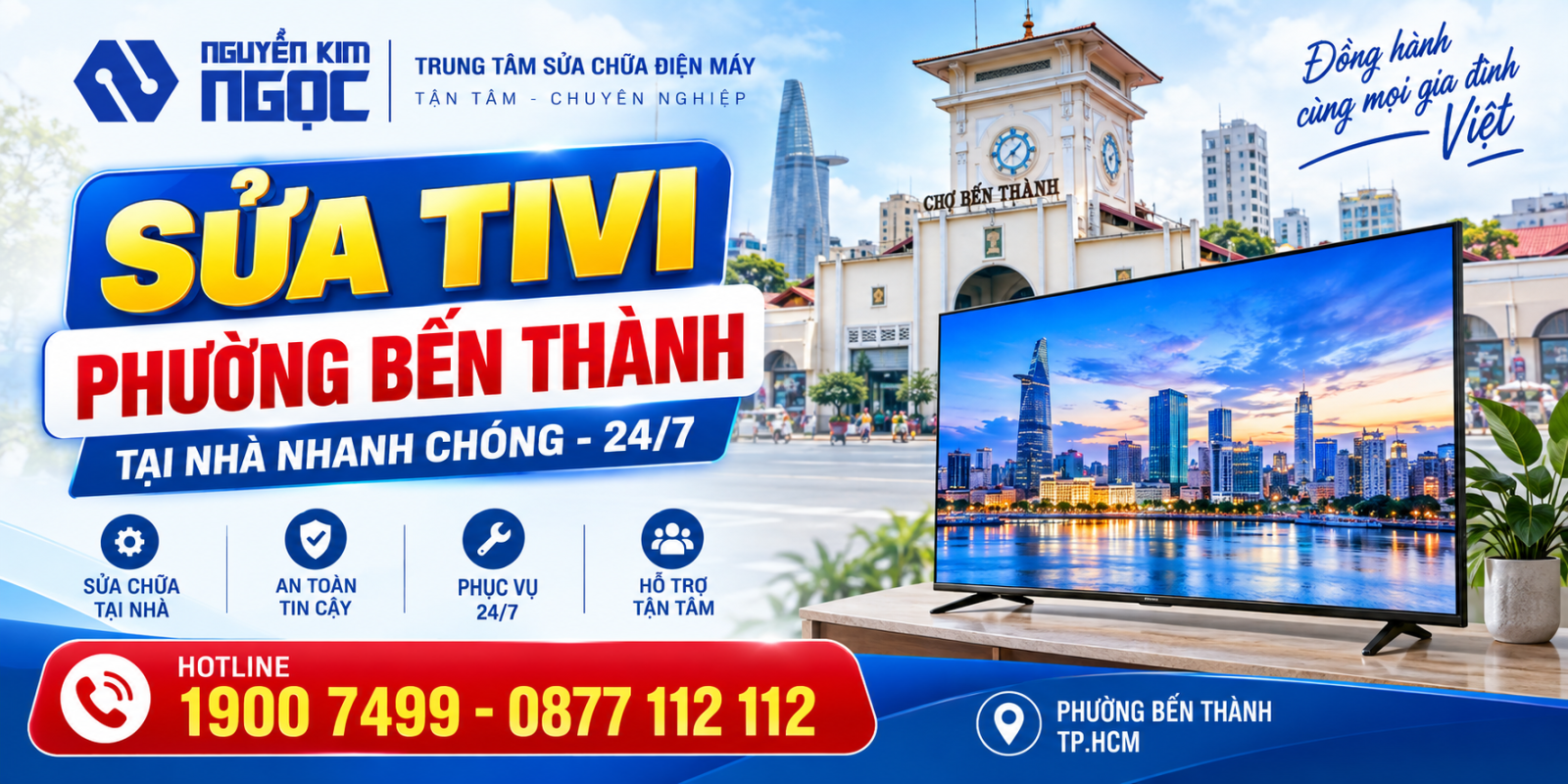 Sửa Tivi Phường Bến Thành Tại Nhà Nhanh Chóng, Đúng Lỗi