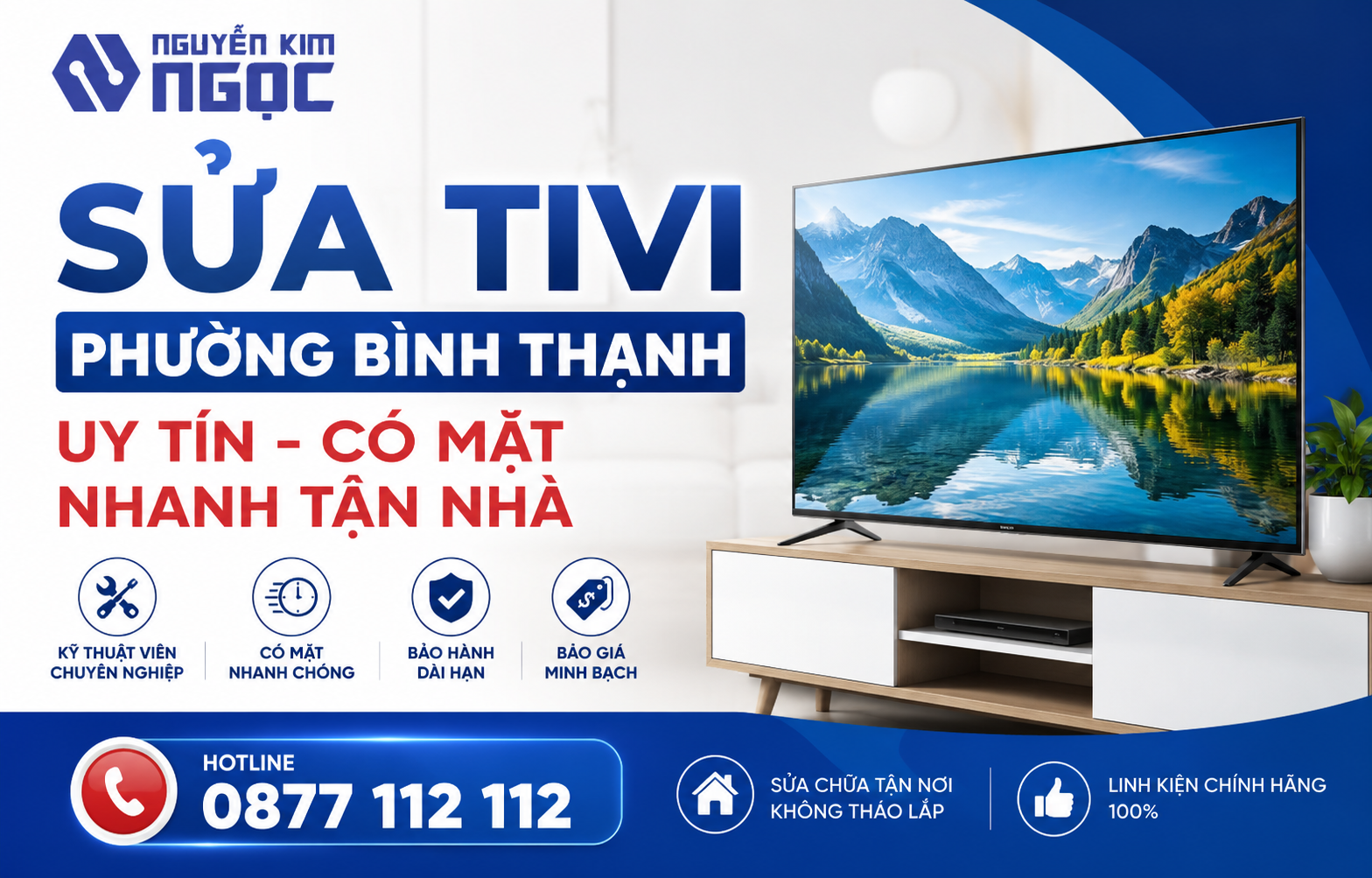 Dịch vụ sửa tivi Phường Bình Thạnh chuyên xử lý mọi sự cố