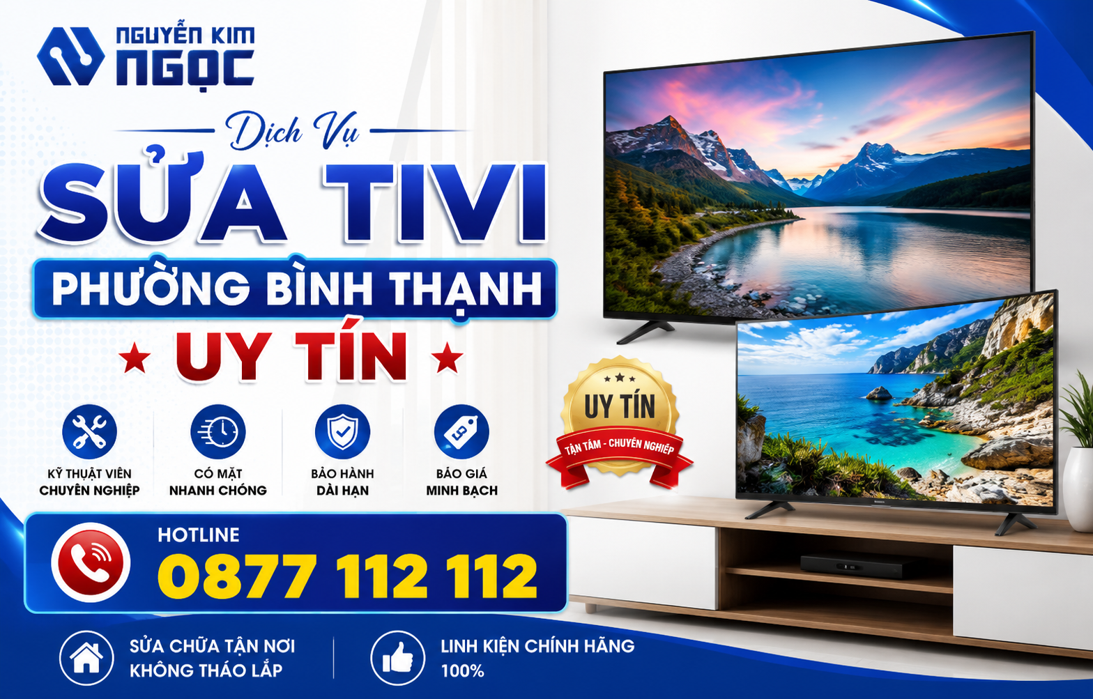 Quy trình sửa tivi Phường Bình Thạnh