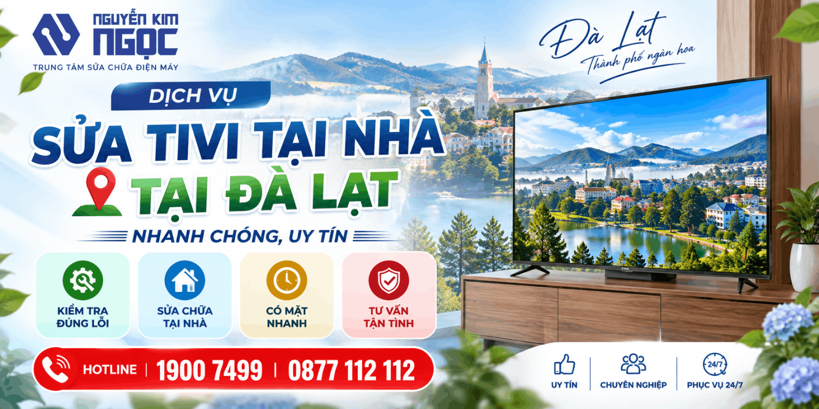 Sửa Tivi Tại Nhà Tại Đà Lạt – Kiểm Tra, Sửa Chữa Nhanh