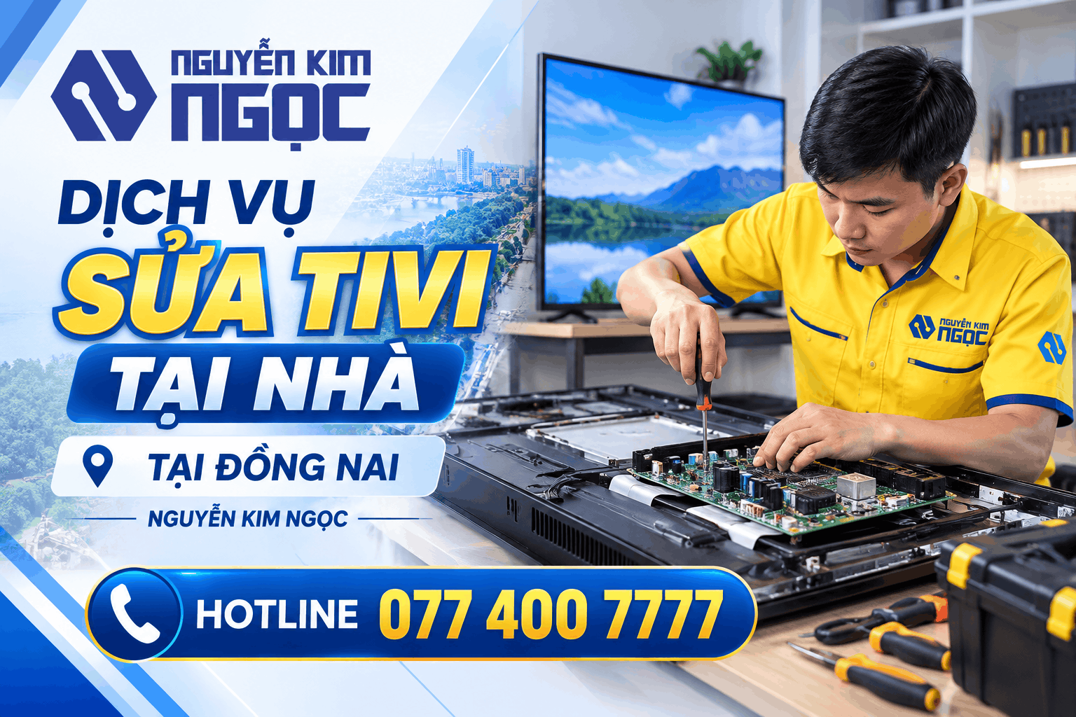 Dịch vụ sửa tivi tại nhà tại Đồng Nai của Nguyễn Kim Ngọc