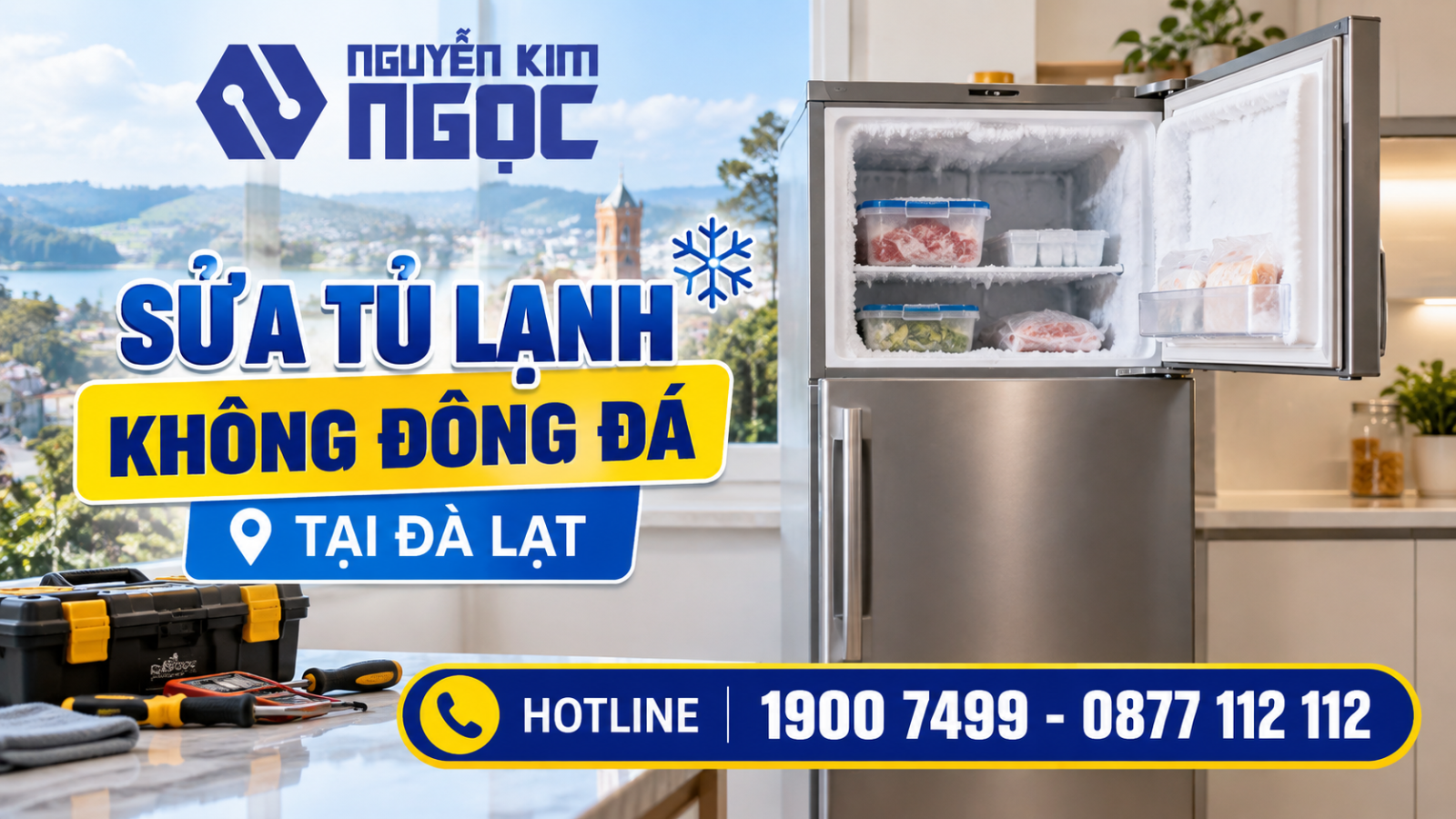 Sửa Tủ Lạnh Không Đông Đá Tại Đà Lạt