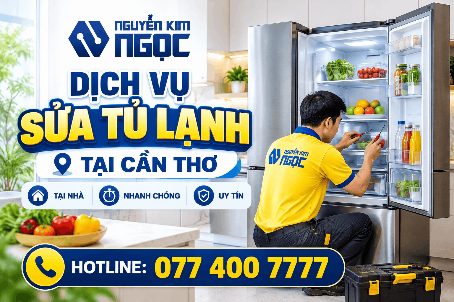 Sửa Tủ Lạnh Không Lạnh Tại Cần Thơ