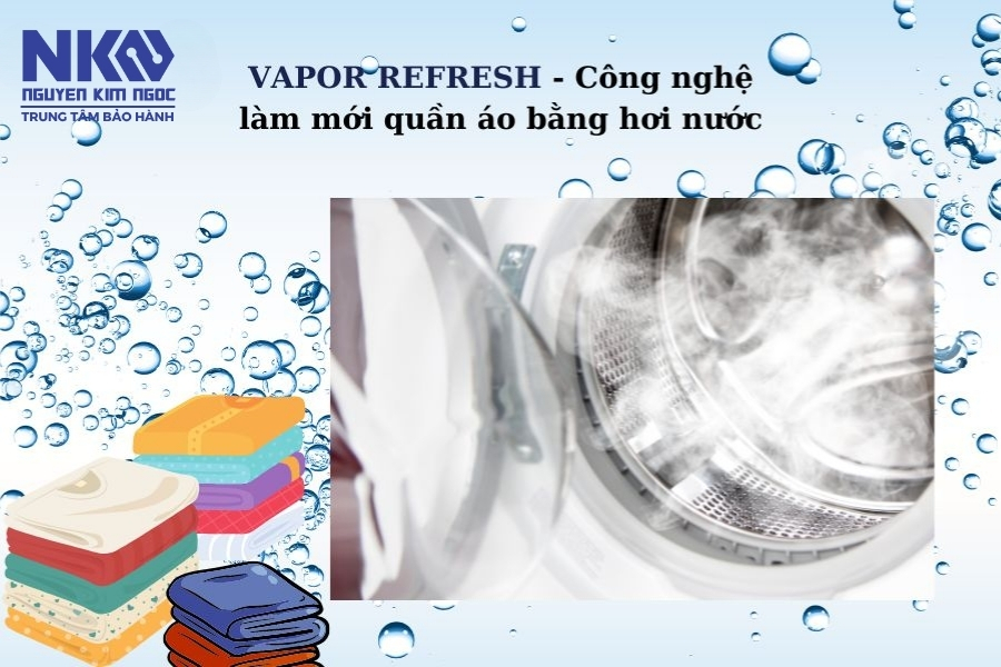 Vapor Refresh - làm mới và giảm nếp nhăn trên quần áo
