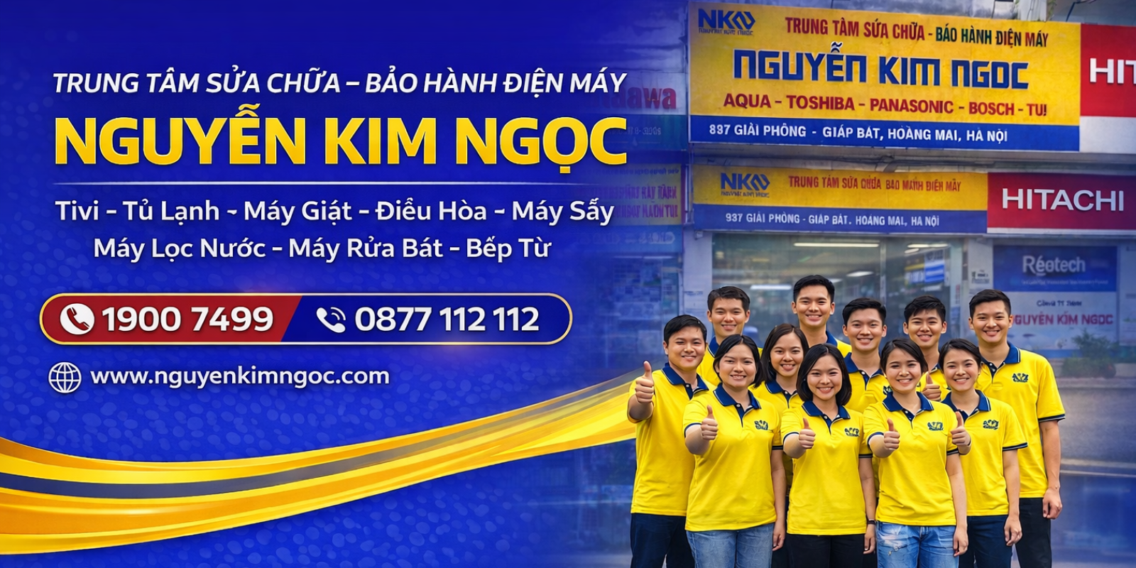 Trung tâm sửa chữa bảo hành điện máy Nguyễn Kim Ngọc tại Hà Nội