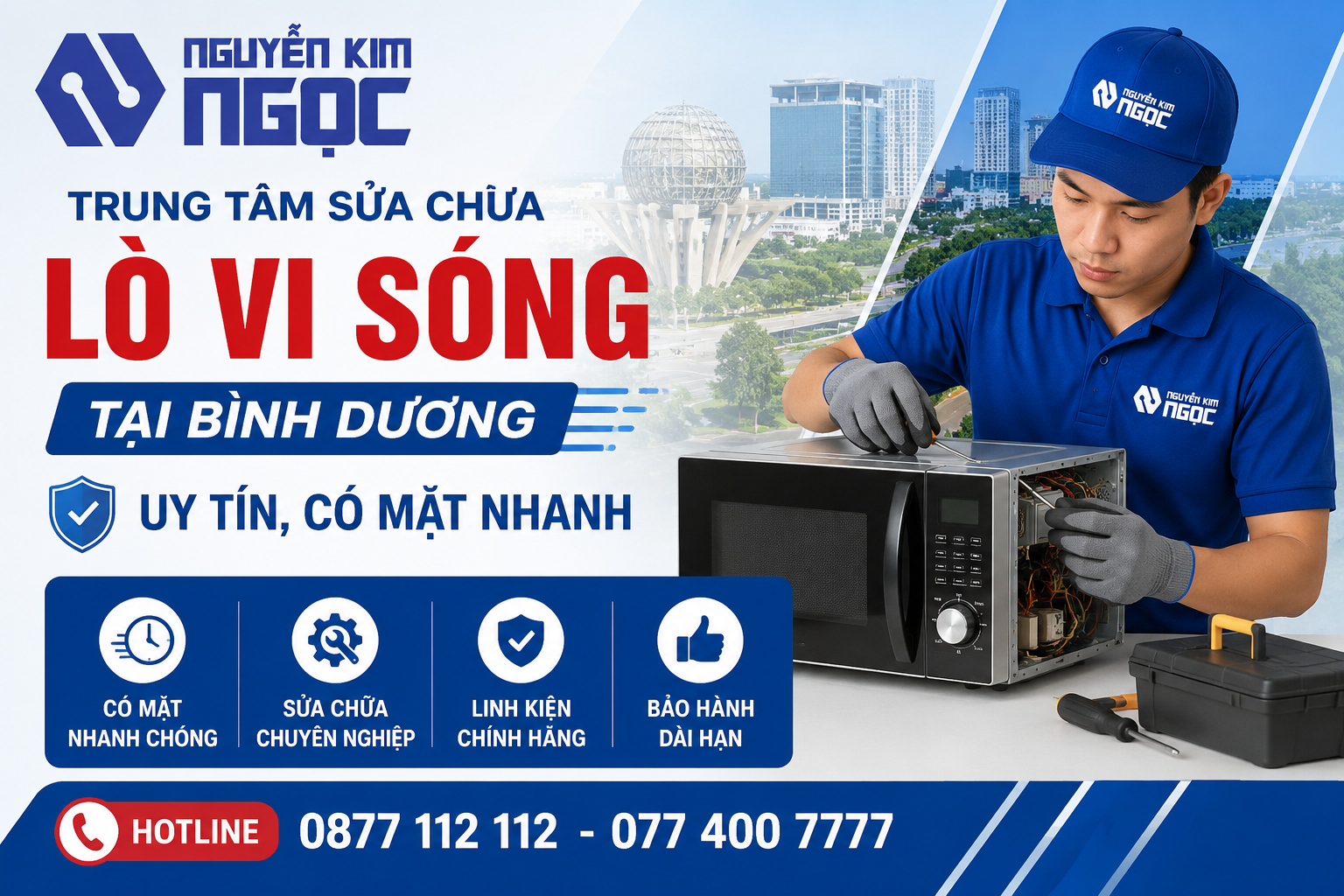 Trung Tâm Sửa Chữa Lò Vi Sóng Tại Bình Dương