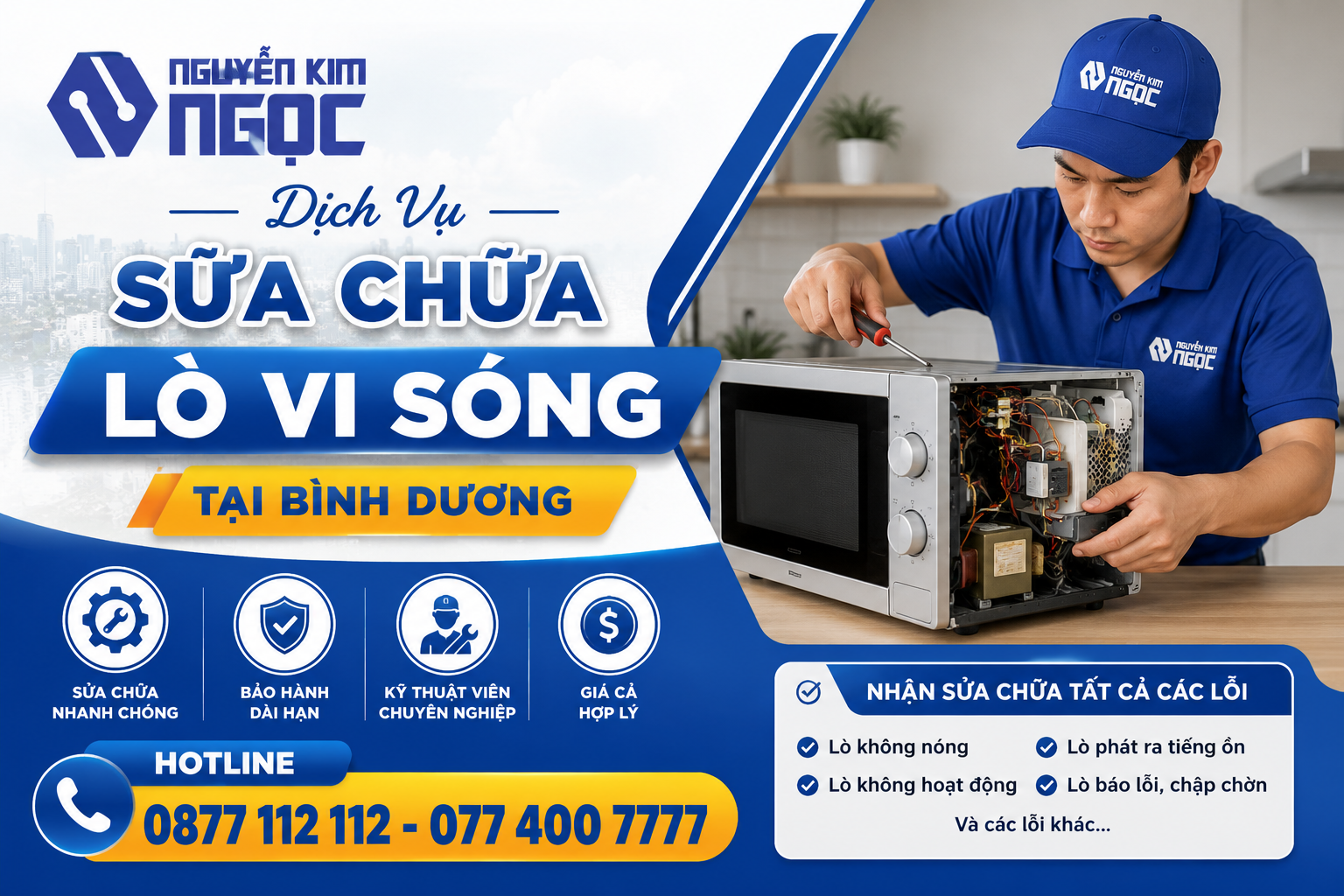 Dịch Vụ Sửa Chữa Lò Vi Sóng Tại Bình Dương
