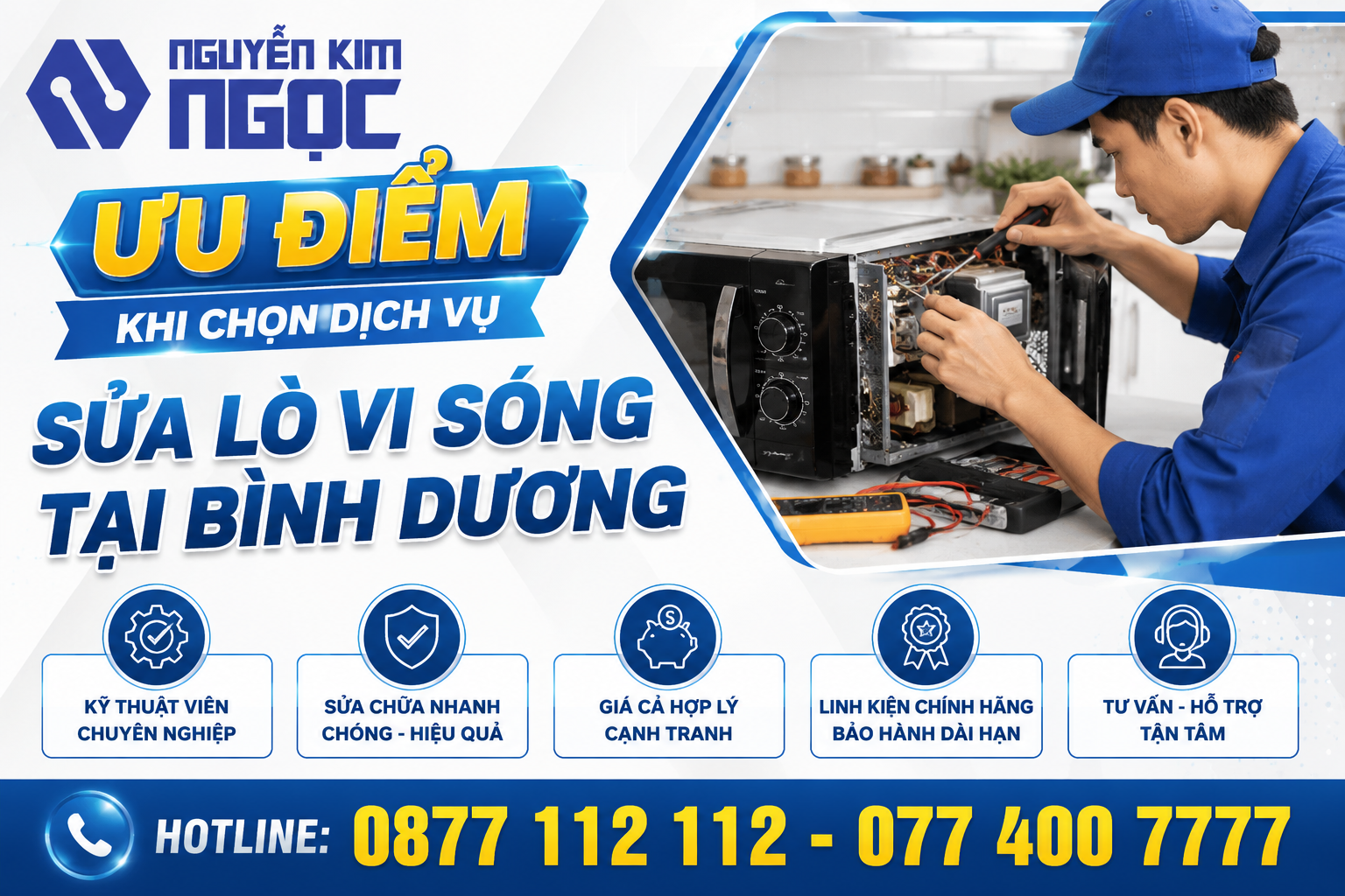 Ưu Điểm Khi Chọn Dịch Vụ Sửa Lò Vi Sóng Tại Bình Dương
