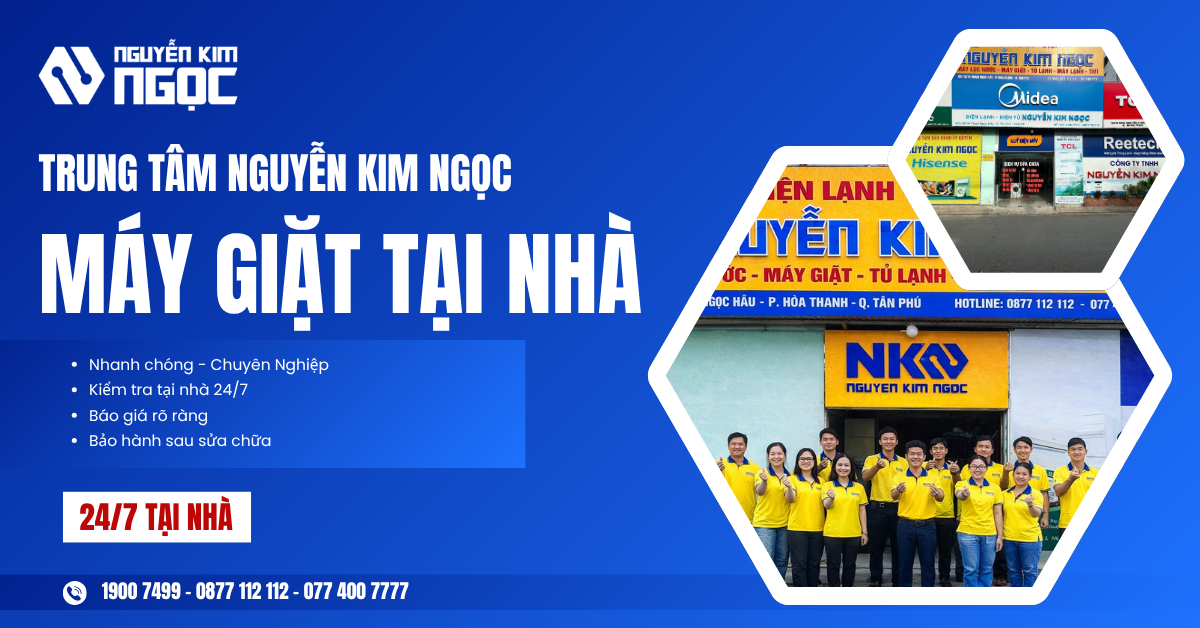 Trung tâm sửa chữa máy giặt tại Tp.HCM uy tín