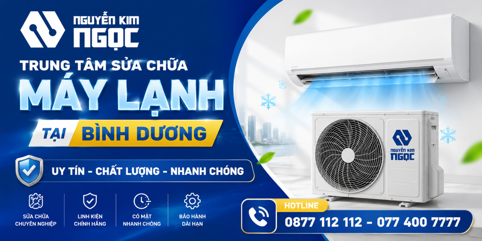 Trung Tâm Sửa Chữa Máy Lạnh Tại Bình Dương Uy Tín